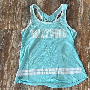 POPULAR Dollywood light blue tank top for women (juniors) size M